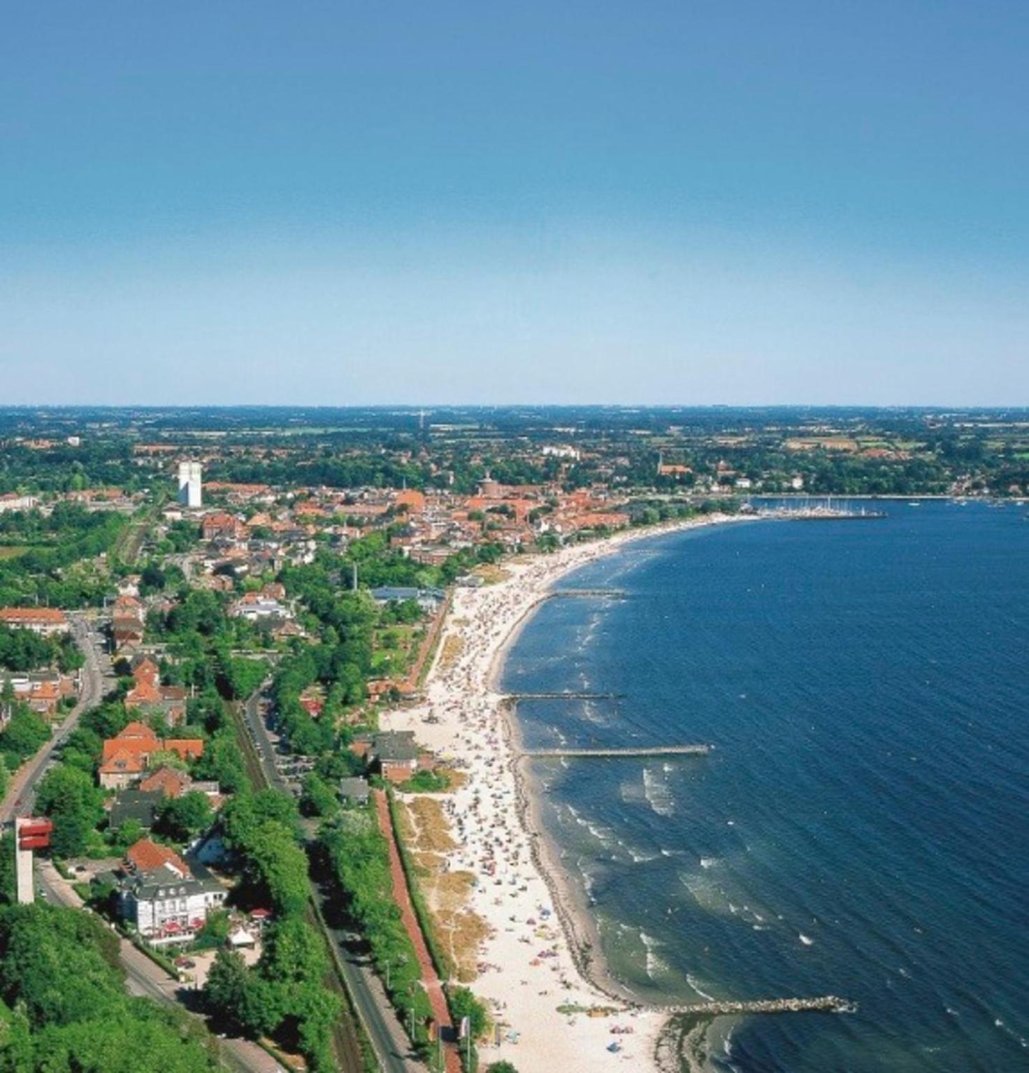 Apartment 42 "Segler", Mit Sauna, Blickrichtung Offene See Eckernförde Exteriör bild